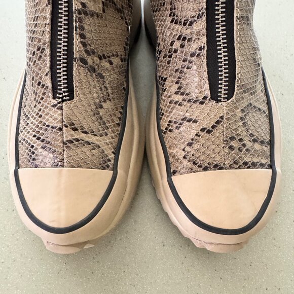 Converse Chuck Taylor Allstar Run Star Platform Snakeskin Lugged Sneaker Shoes - - Picture 3 of 12